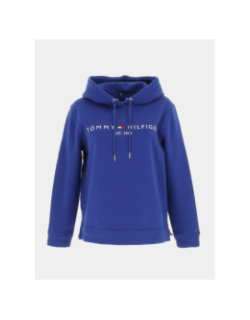 Sweat à capuche regular bleu femme - Tommy Hilfiger