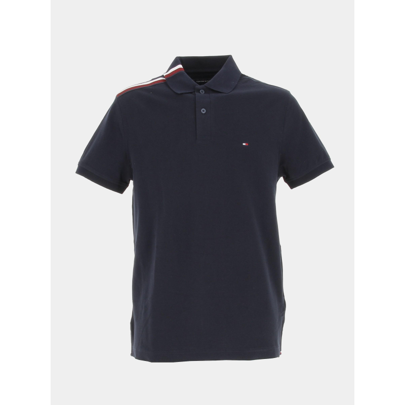 Polo global stripe bleu marine homme - Tommy Hilfiger