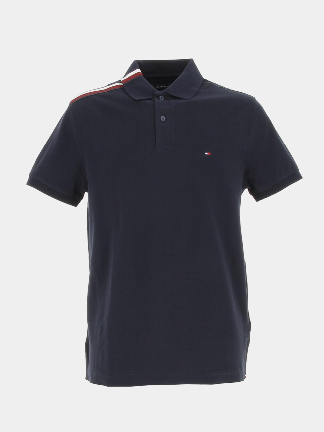 Polo global stripe bleu marine homme - Tommy Hilfiger