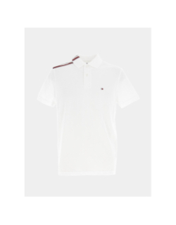 Polo global stripe blanc homme - Tommy Hilfiger