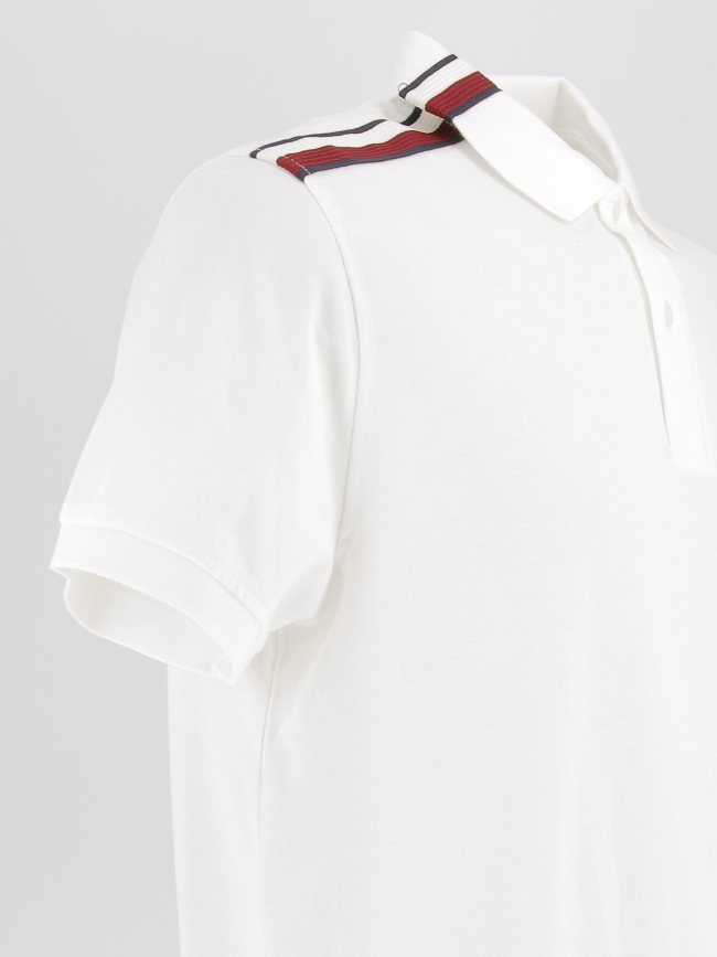 Polo global stripe blanc homme - Tommy Hilfiger