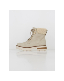 Boots abela beige femme - Kimberfeel