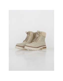 Boots abela beige femme - Kimberfeel