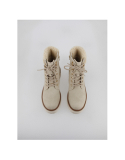 Boots abela beige femme - Kimberfeel