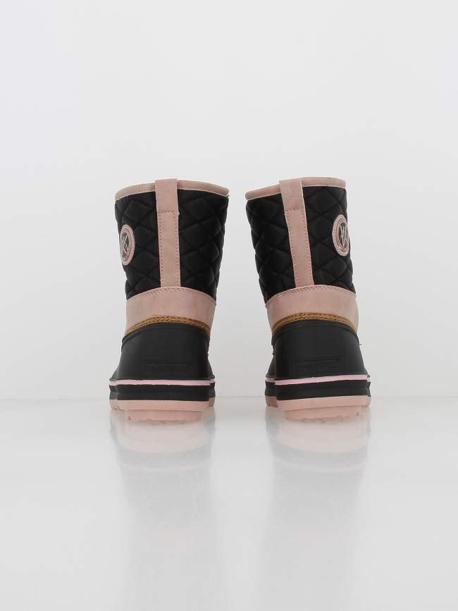 Bottes de neige jibber rose/noir fille - Kimberfeel