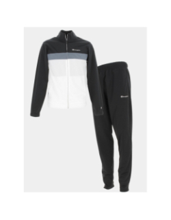 Survêtement veste zippée noir/blanc homme - Champion