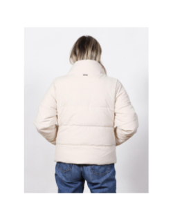 Blouson velours renatella beige femme - Deeluxe