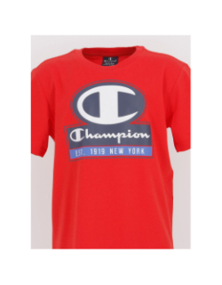 T-shirt crewneck rouge garçon - Champion