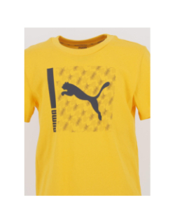 T-shirt activ spt jaune garçon - Puma