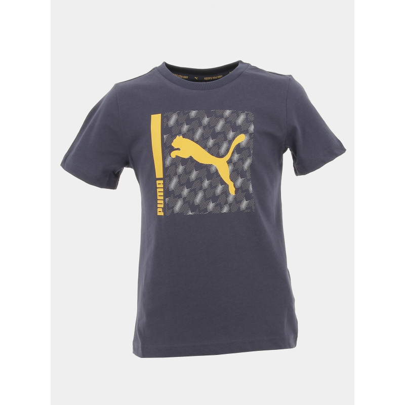 T-shirt active bleu marine garçon - Puma