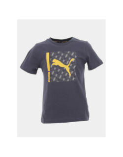 T-shirt active bleu marine garçon - Puma