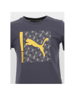 T-shirt active bleu marine garçon - Puma