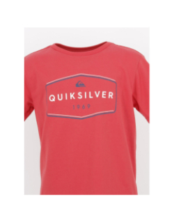 T-shirt flaxton rouge garçon - Quiksilver