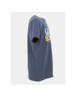 T-shirt smoke signal flaxton bleu marine garçon - Quiksilver