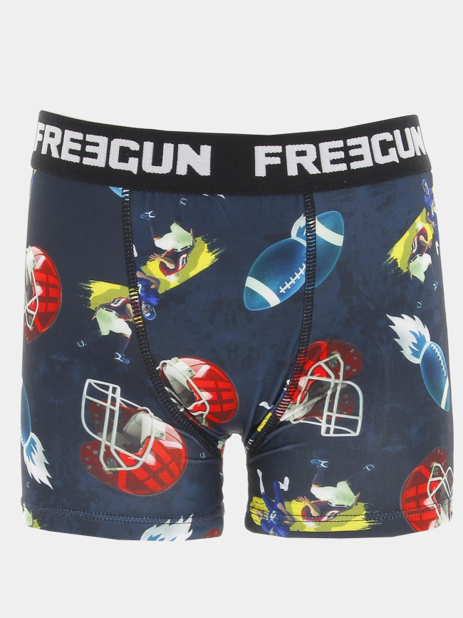 Pack 3 boxers american football multicolore garçon - Freegun