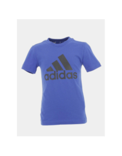T-shirt logo bleu roi garçon - Adidas