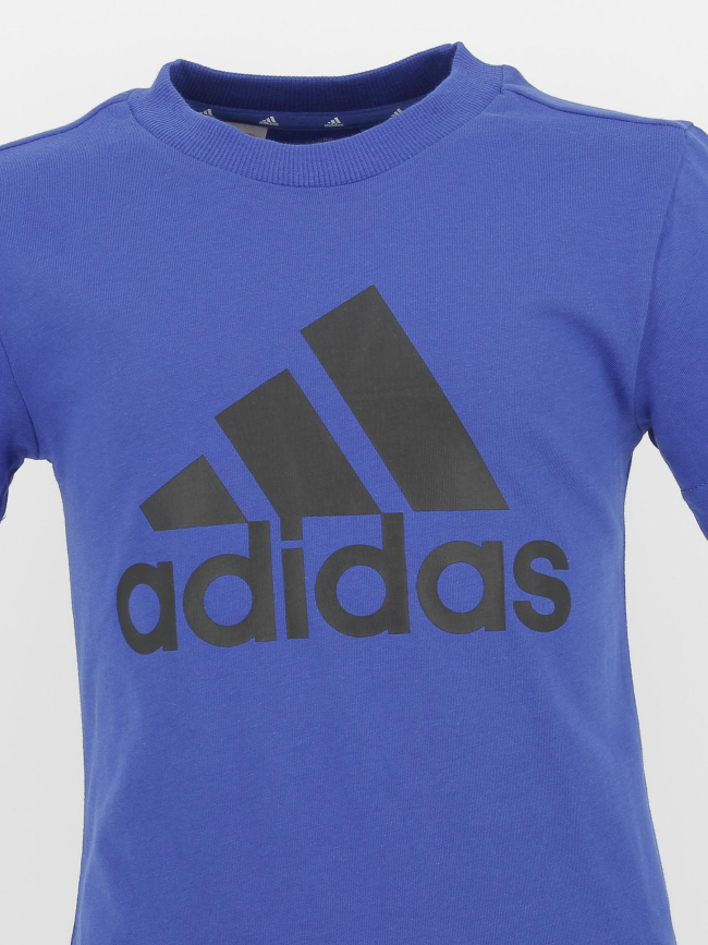 T-shirt logo bleu roi garçon - Adidas