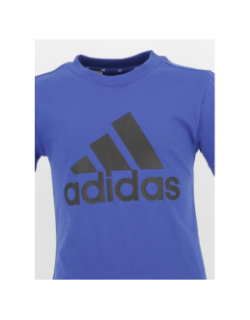 T-shirt logo bleu roi garçon - Adidas