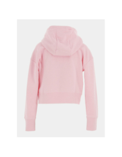 Sweat à capuche crop nsw club rose fille - Nike