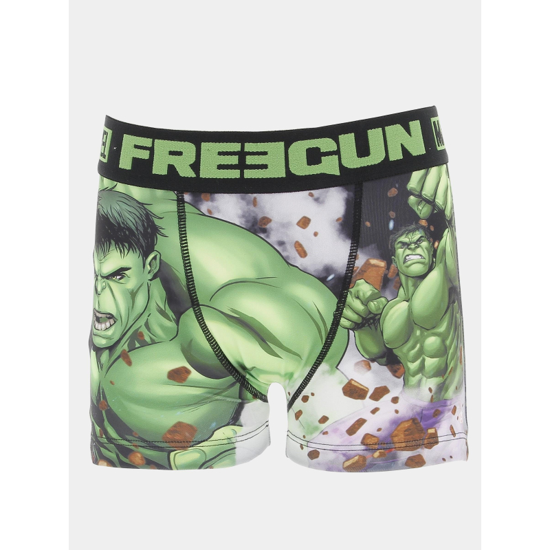 Boxer hulk vert garçon - Freegun