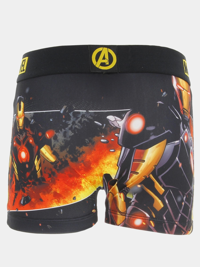 Boxer avenger iron man rouge garçon - Freegun