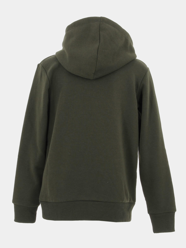 Sweat à capuche lock kaki garçon - Jack & Jones