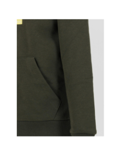 Sweat à capuche lock kaki garçon - Jack & Jones