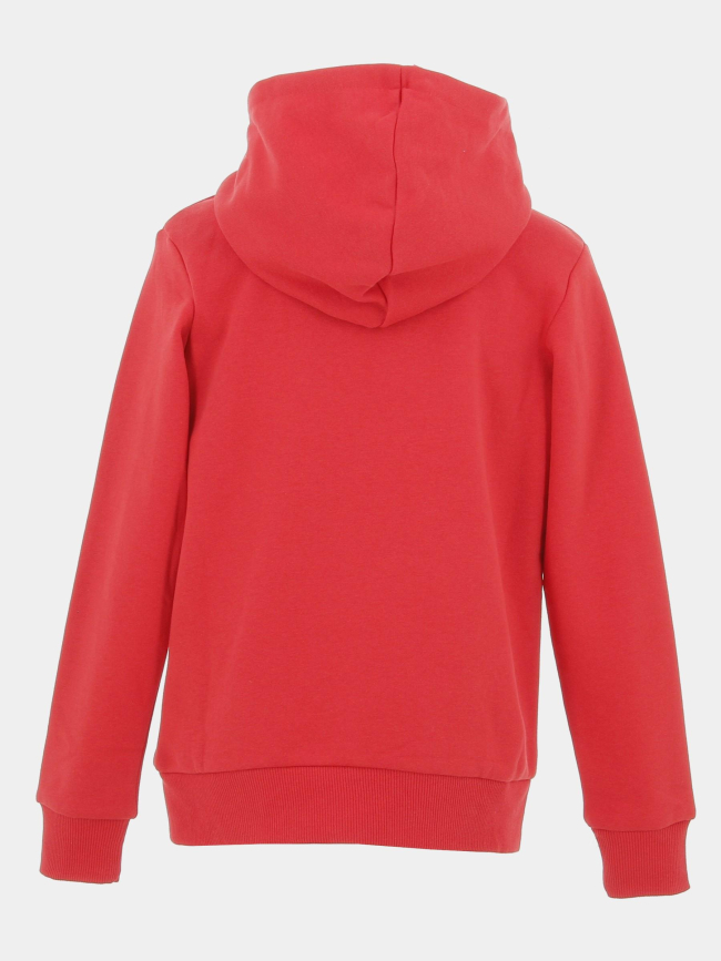 Sweat à capuche lock rouge garçon - Jack & Jones