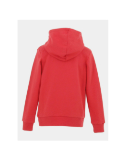 Sweat à capuche lock rouge garçon - Jack & Jones