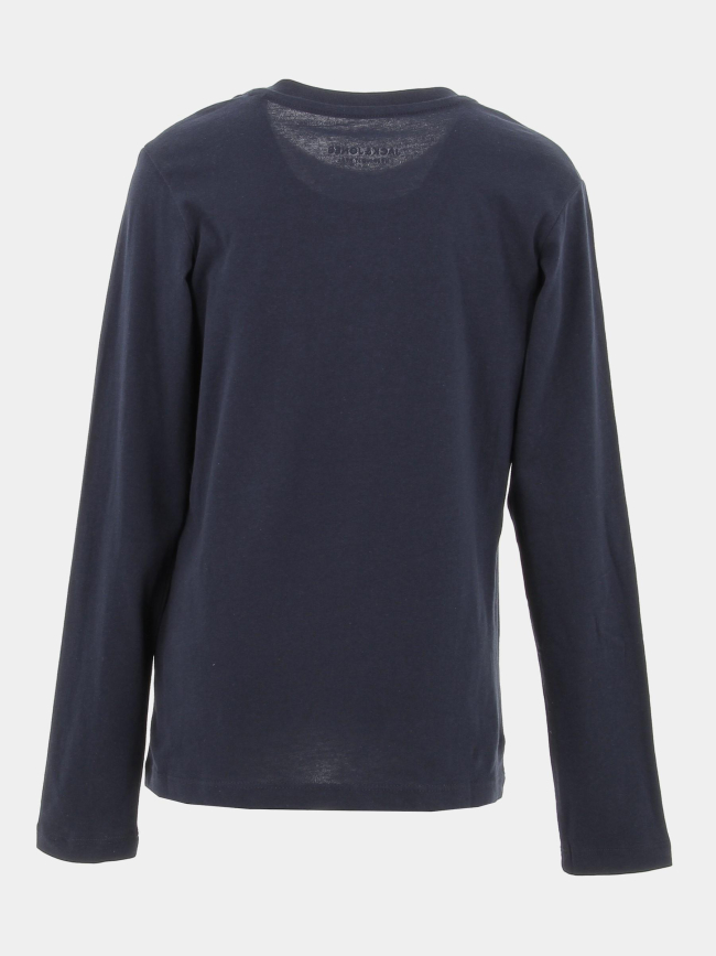 T-shirt manches longues logo bleu garçon - Jack & Jones