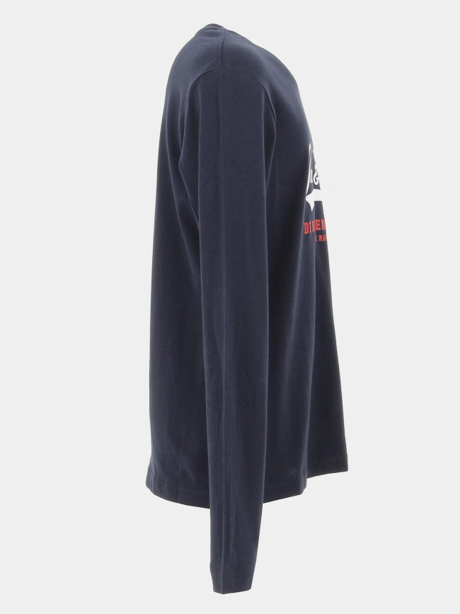 T-shirt manches longues logo bleu garçon - Jack & Jones