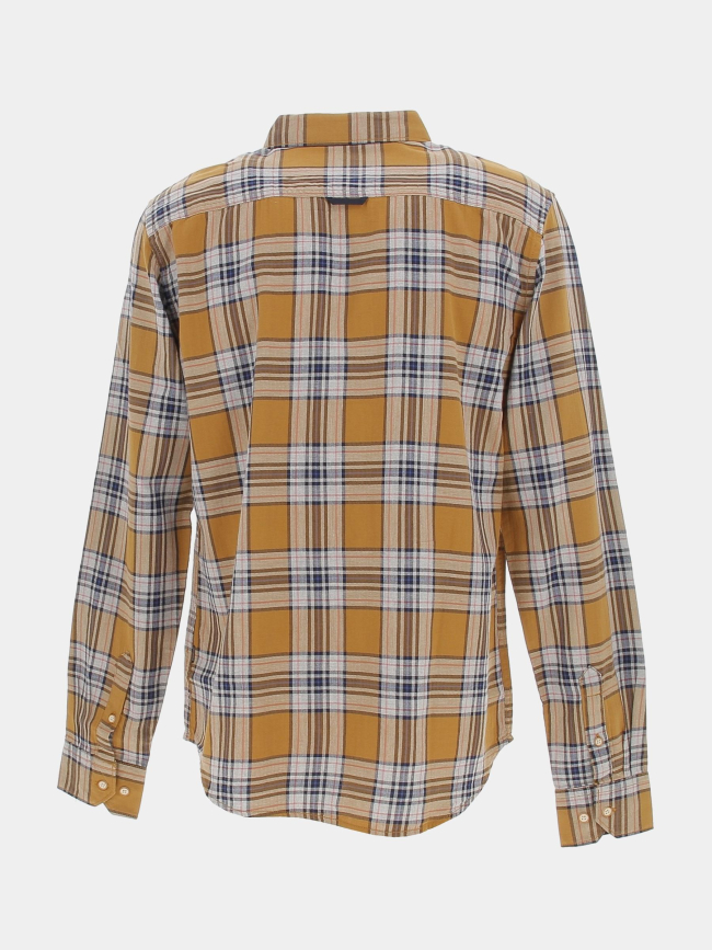 Chemise à carreaux marron homme - Rms 26