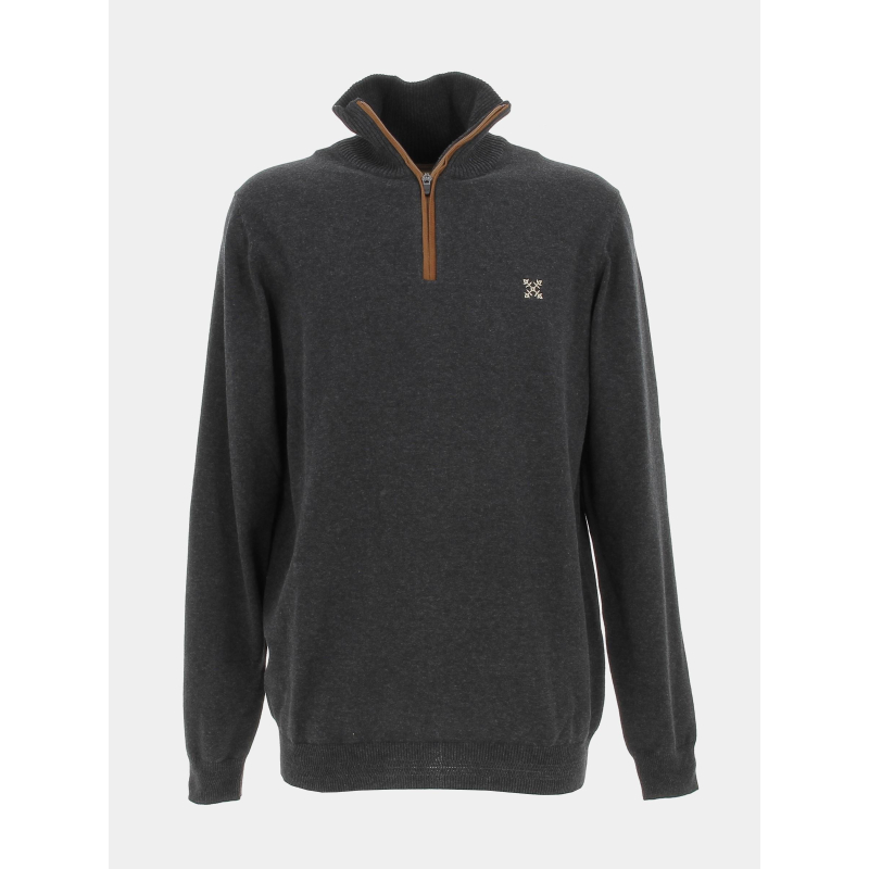 Pull col camionneur noir homme - Oxbow