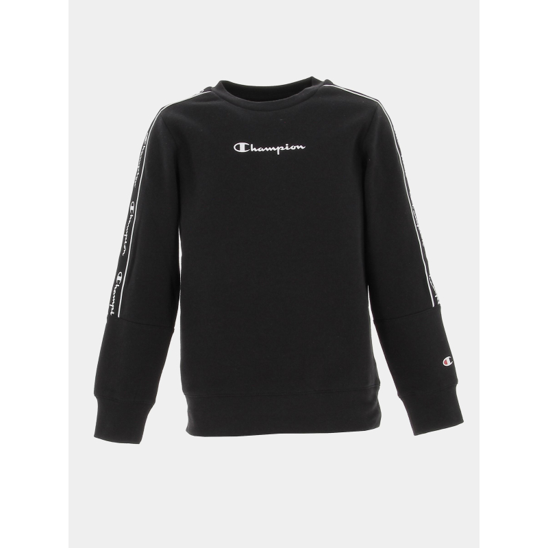 Sweat crewneck logo noir enfant - Champion