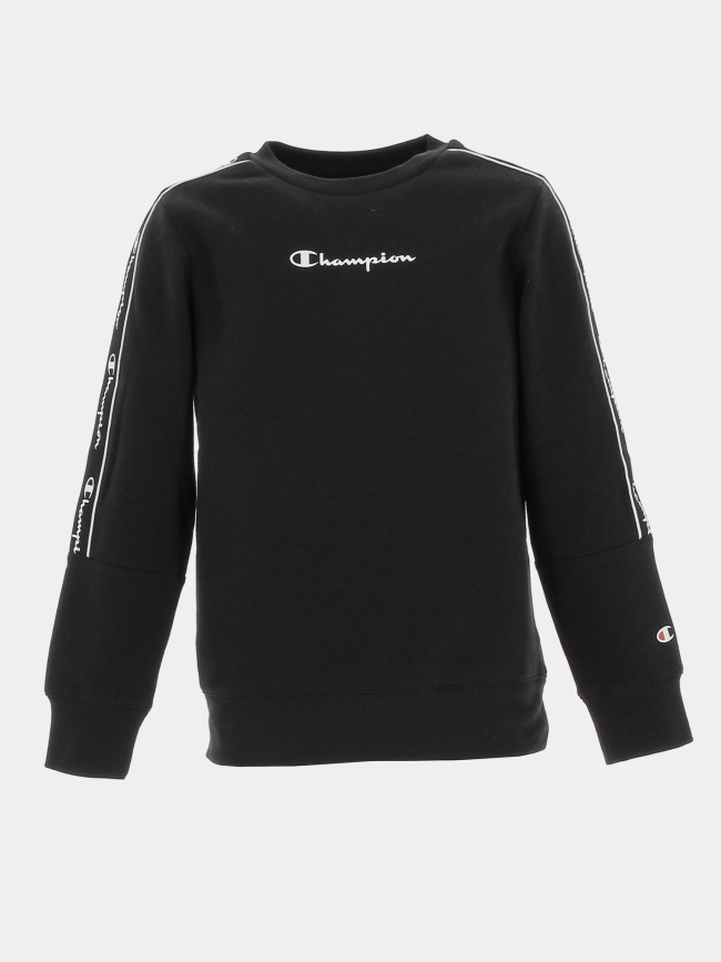 Sweat crewneck logo noir enfant - Champion