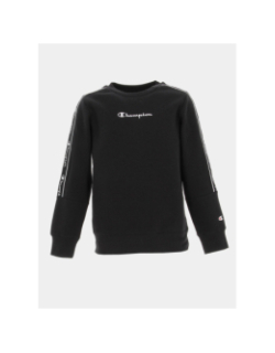 Sweat crewneck logo noir enfant - Champion