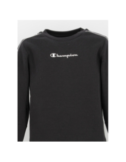 Sweat crewneck logo noir enfant - Champion