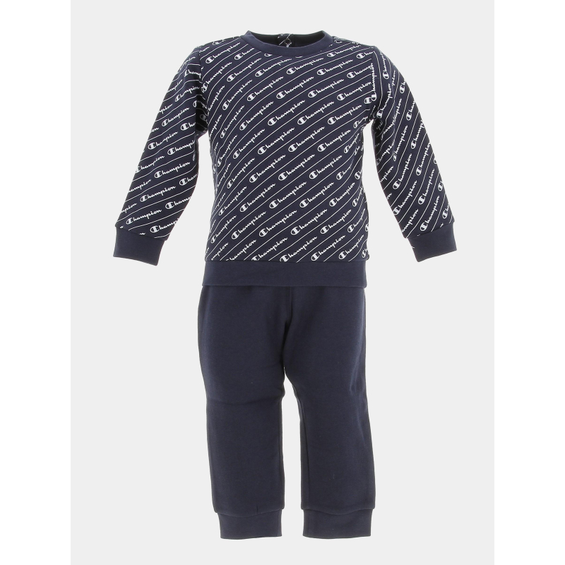 Survêtement crewneck bleu marine garçon - Champion