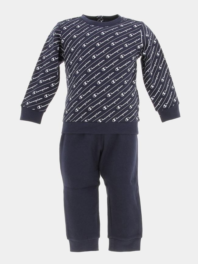 Survêtement crewneck bleu marine garçon - Champion