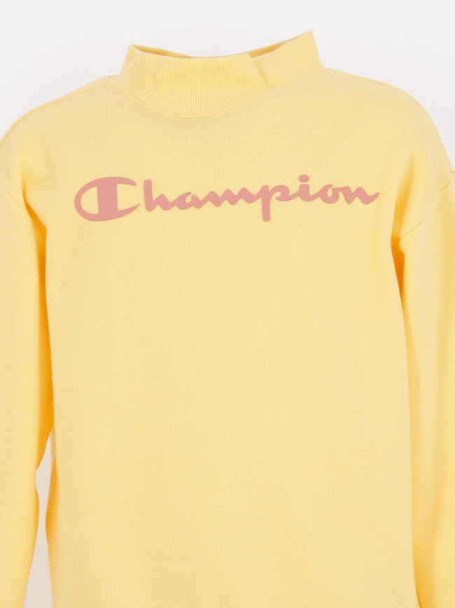 Sweat crewneck jaune enfant - Champion