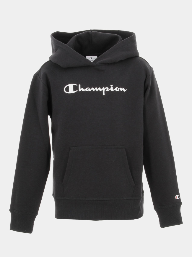 Sweat à capuche hooded noir enfant - Champion