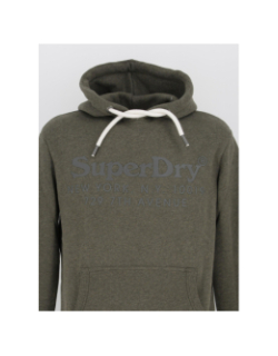 Sweat à capuche vintage venue kaki homme - Superdry