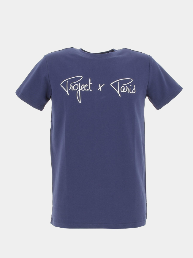 T-shirt logo bleu marine - Project X Paris