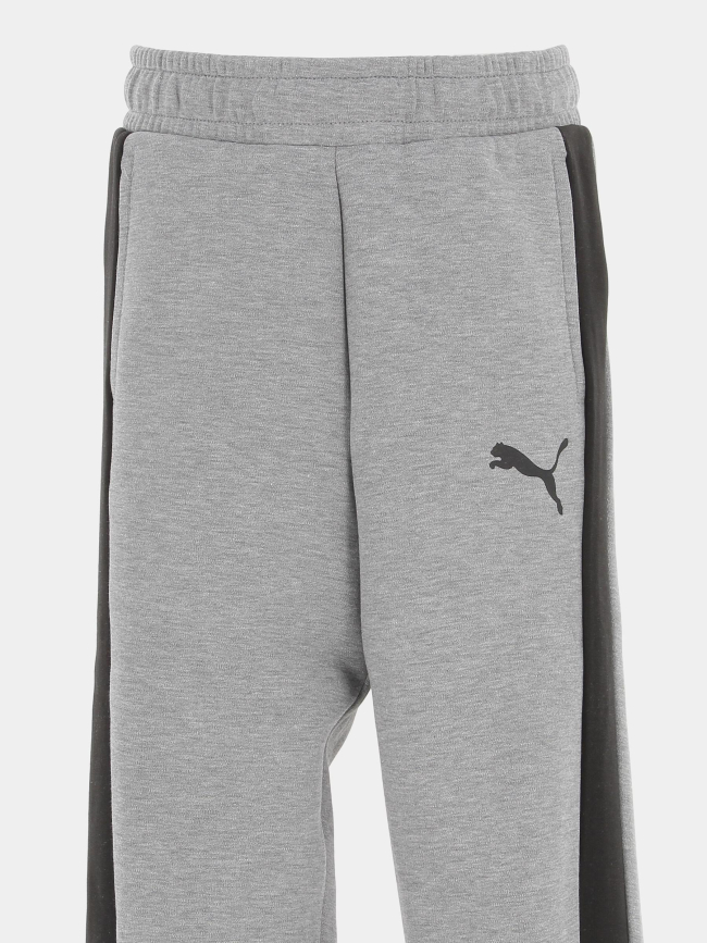 Jogging slim fit evs gris garçon - Puma