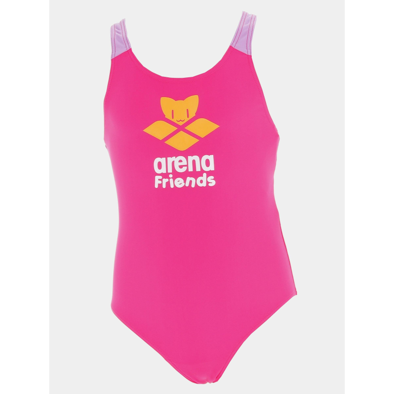 Maillot de bain natation friends rose fille - Arena