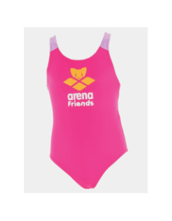 Maillot de bain natation friends rose fille - Arena