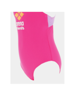 Maillot de bain natation friends rose fille - Arena