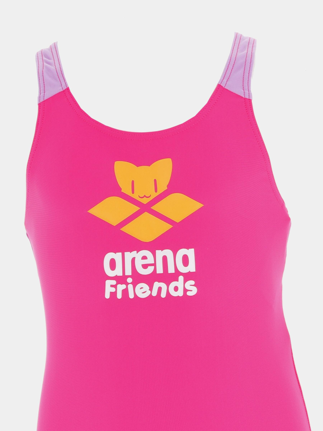 Maillot de bain natation friends rose fille - Arena