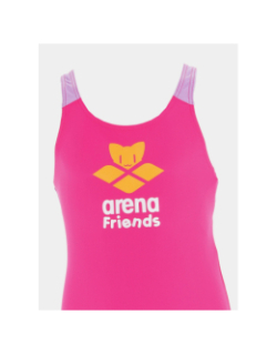 Maillot de bain natation friends rose fille - Arena