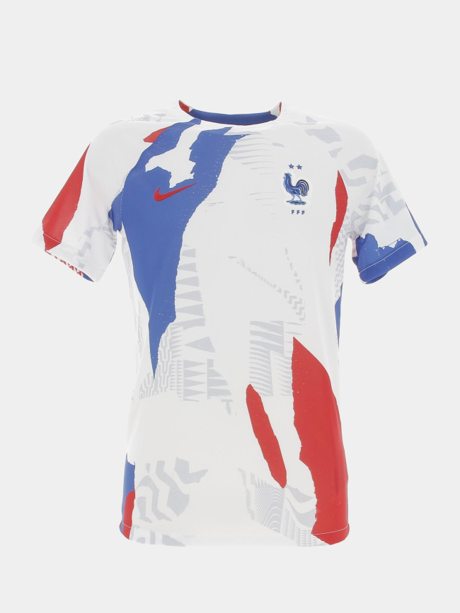 Maillot de football avant match france blanc - Nike